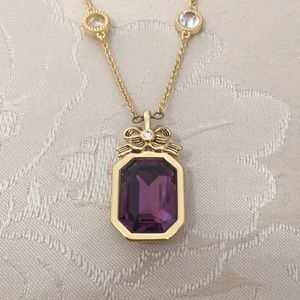 My Flat in London Purple Stone Necklace